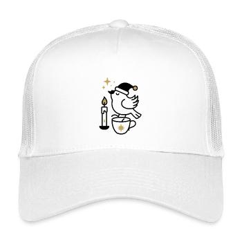 Nuit de l’étoile filante dorée - Casquette trucker enfant - blanc - Devant