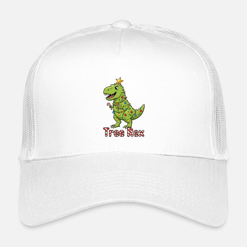 Tree Rex Christmas Trend Kids’ Trucker Cap