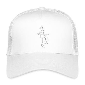  Lady - Kinder Trucker-Cap - Weiß - Vorne
