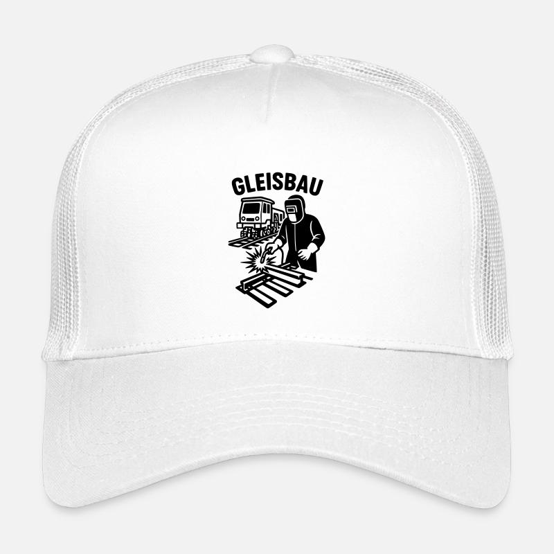 gleisbau beruf Kinder Trucker-Cap