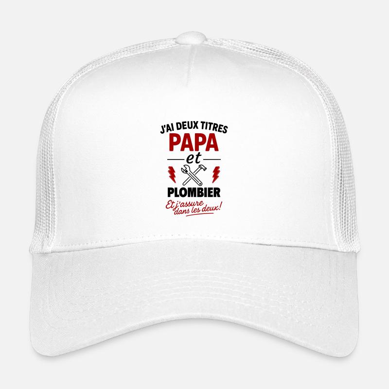 Dad and Plumber Christmas Father's Day Gift Idea Kids’ Trucker Cap