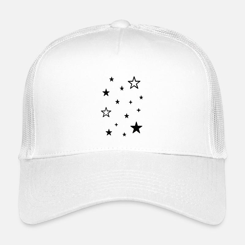 Star Scatter Pattern Design Kids’ Trucker Cap