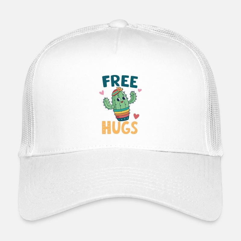 Cactus Mignon Câlins Gratuits Casquette trucker enfant