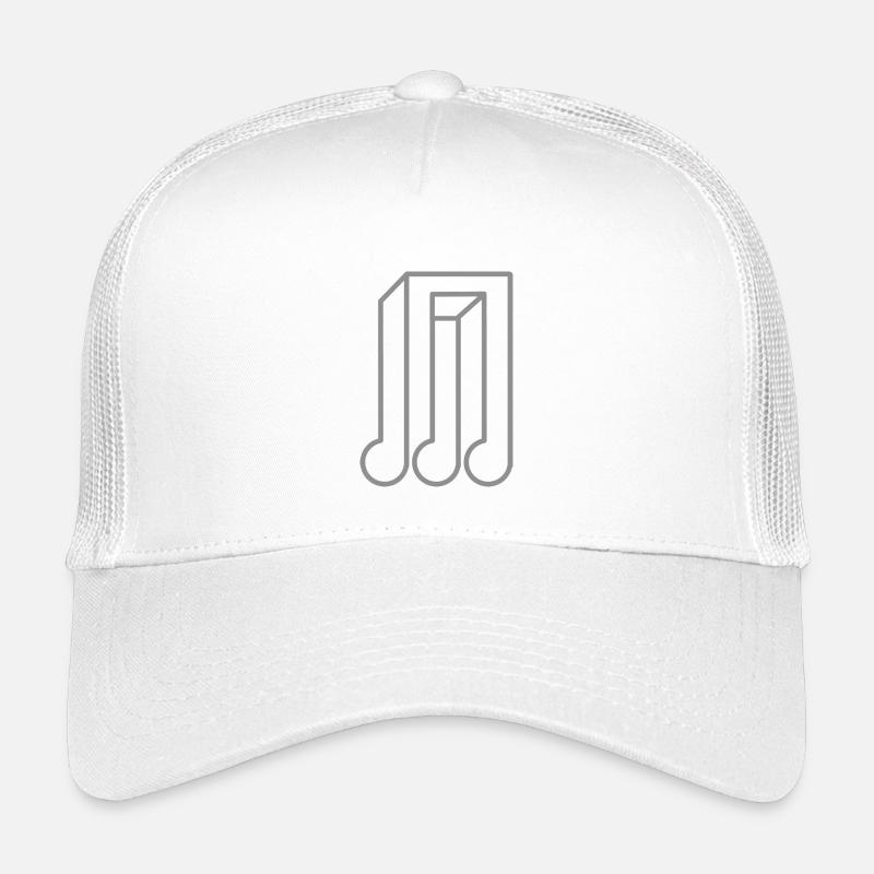 Geometrische Note 3D Illusion optische Täuschung  Kinder Trucker-Cap