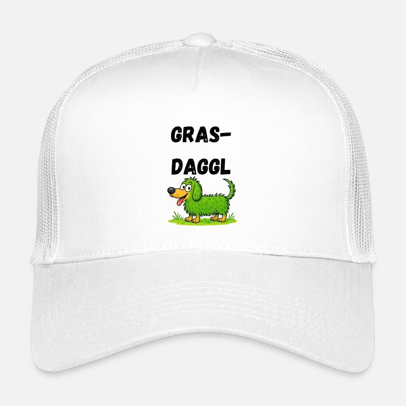 Grasdaggl Schwäbisch - Kinder Trucker-Cap - Weiß
