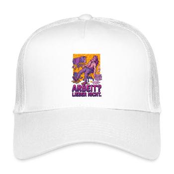 Travailler ? Plutôt pas - Casquette trucker enfant - blanc - Devant
