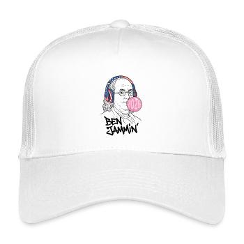 Ben Jammin 2026 - Kids’ Trucker Cap - white - Front