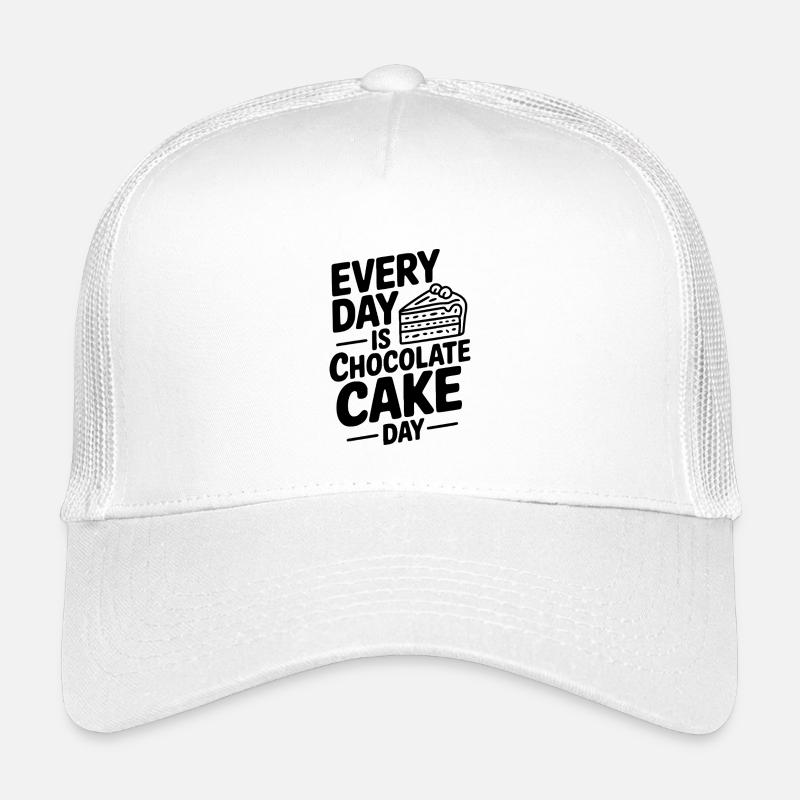 Chaque jour, c’est la Journée du Gâteau au Chocolat Casquette trucker enfant