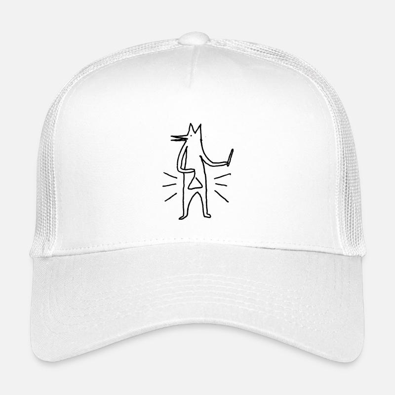 Little Triangle man - Kinder Trucker-Cap - Weiß