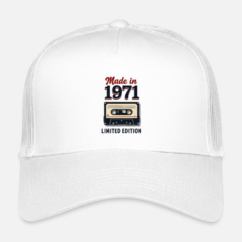 Made in 1971 – Limited Edition - Kinder Trucker-Cap - Weiß