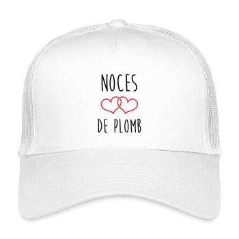 Lead Wedding 14 years of marriage - Kids’ Trucker Cap - white - Front