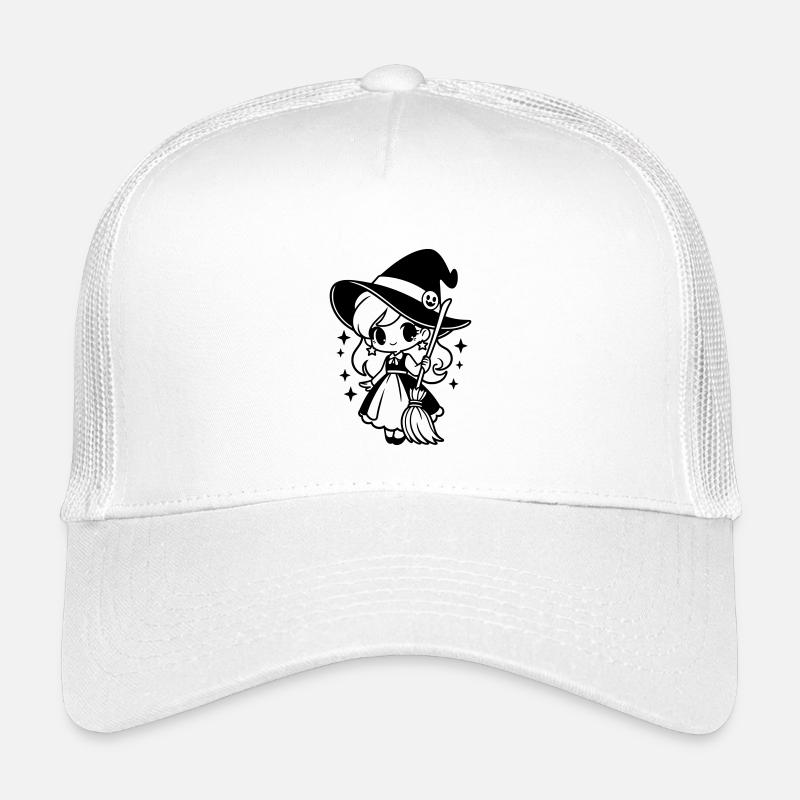 Cute Halloween Witch Kids’ Trucker Cap