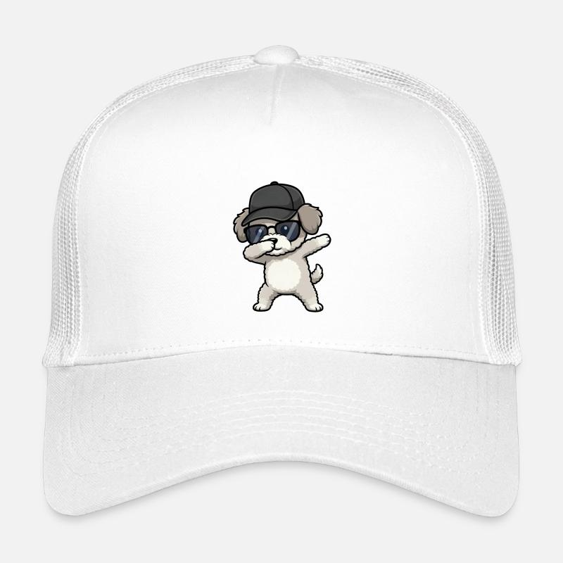 Dabbing Zwergpudel Kinder Trucker-Cap