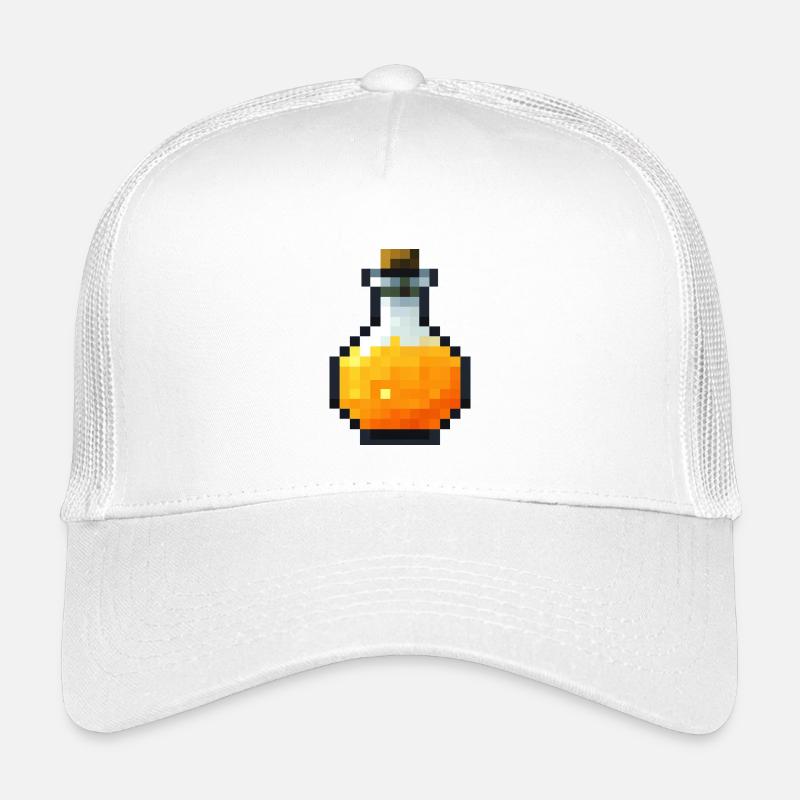 Potion Pixel-Art-Stil retro 8-Bit Kinder Trucker-Cap