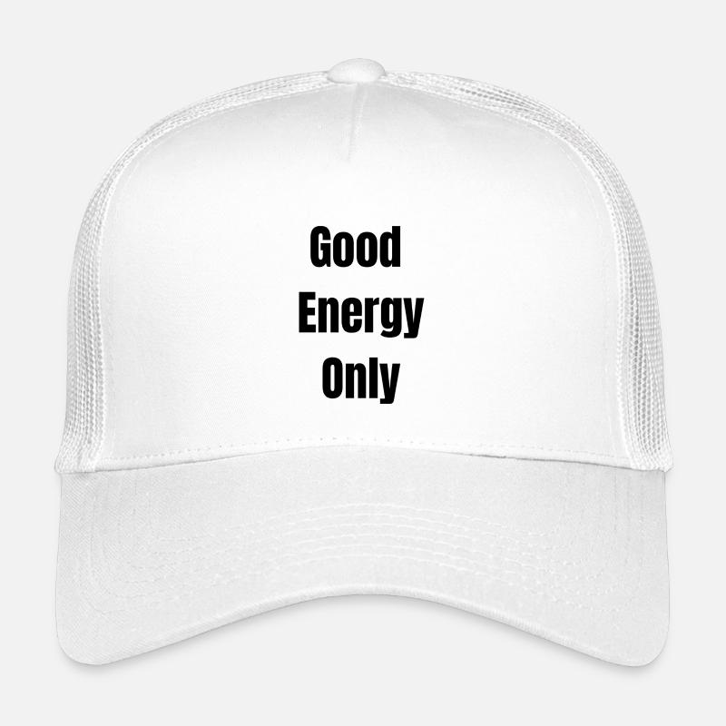 Dunkle Silhouetten, Muster, nur gute Energie. - Kinder Trucker-Cap - Weiß