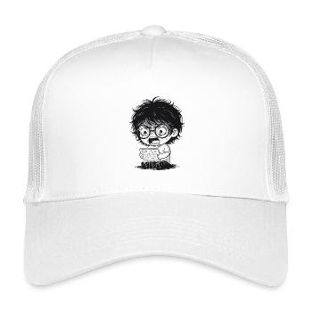 Child Anger Tablet Digitaler Schrei - Kinder Trucker-Cap - Weiß - Vorne