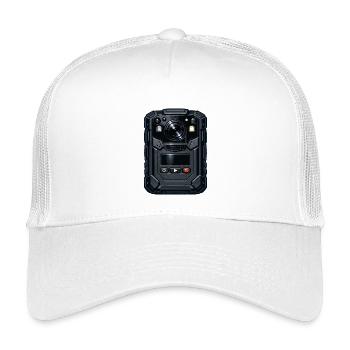 Rugged Action Cam Illustration - Kids’ Trucker Cap - white - Front