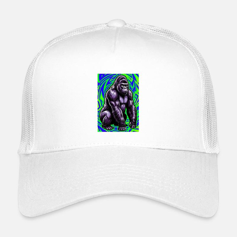 gorilla - Kids’ Trucker Cap - white