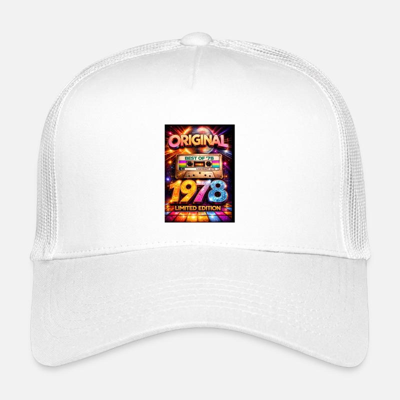 Originale Retro-Disco-Edition von 1978 Kinder Trucker-Cap
