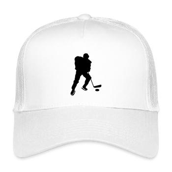 Hockey Player - Kinder Trucker-Cap - Weiß - Vorne