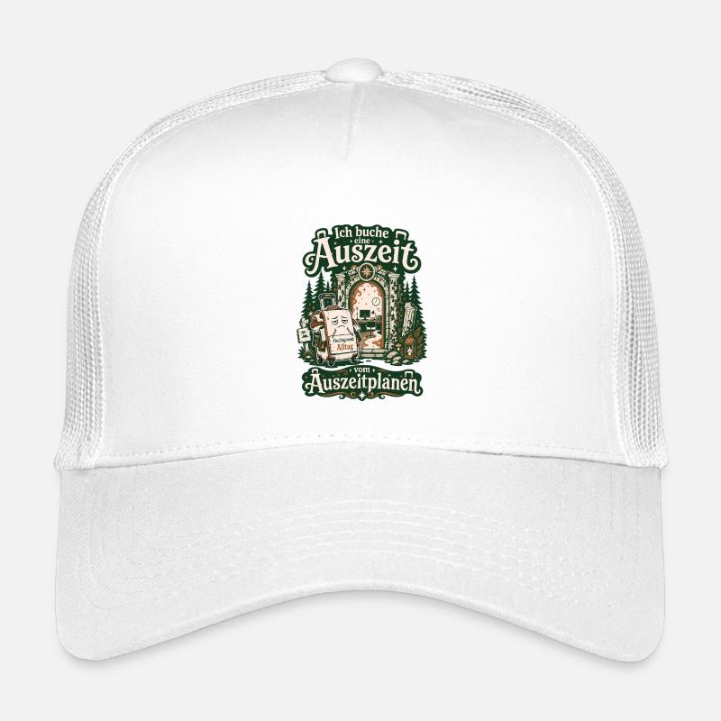 Ich buche eine Auszeit vom Auszeitplanen Kinder Trucker-Cap