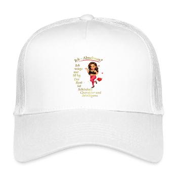 Abnehmen? Schönheit, Charakter und Intelligenz - Kinder Trucker-Cap - Weiß - Vorne