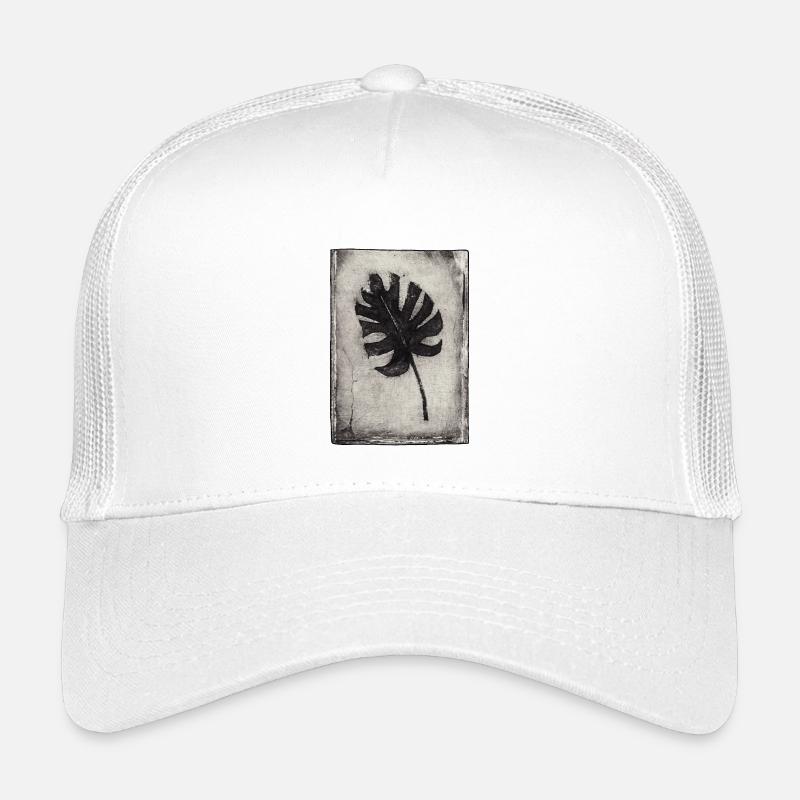 Monstera Plant - Hand Carved Printable Kids’ Trucker Cap