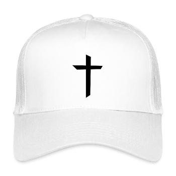 Christian Cross - Kids’ Trucker Cap - white - Front