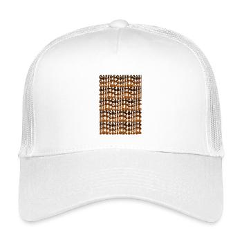 coffee coffee coffee - Kinder Trucker-Cap - Weiß - Vorne