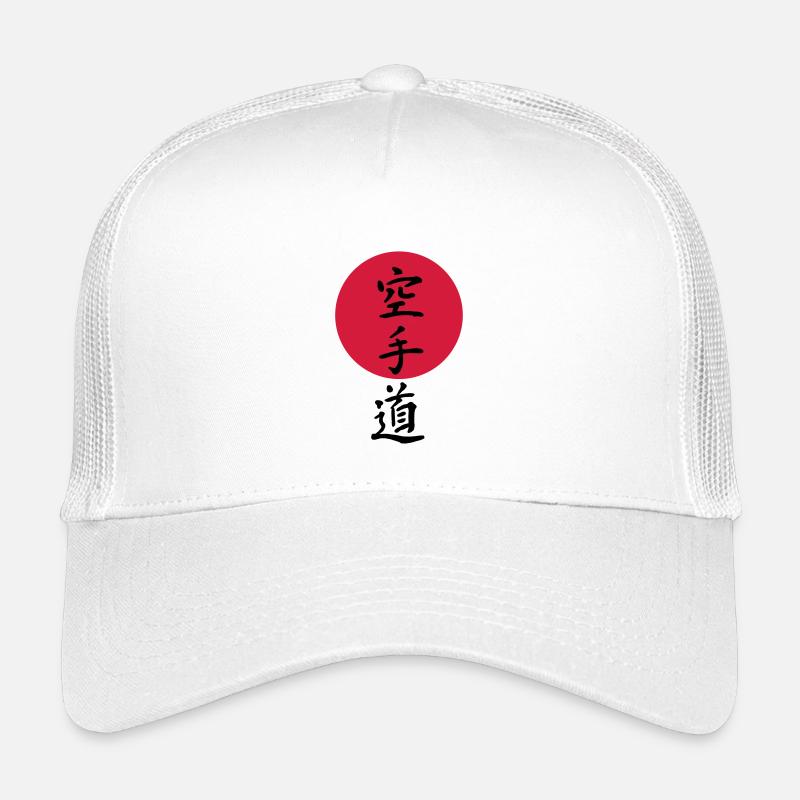 Karate - Kinder Trucker-Cap - Weiß
