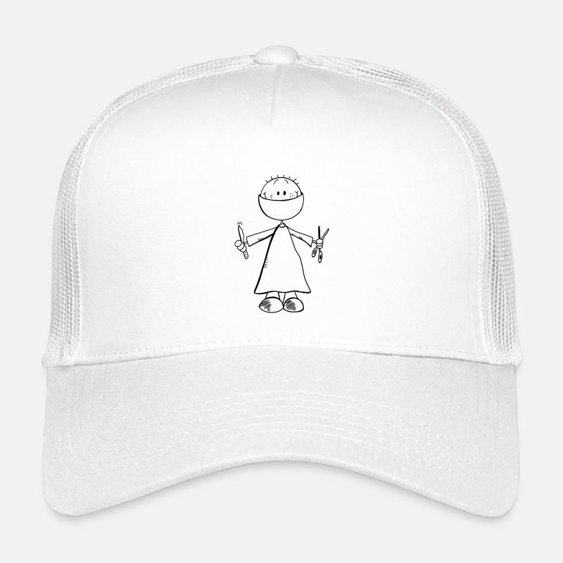 Chirurg Comicfigur - Arzt - Chirurgie - OP - Team - Kinder Trucker-Cap - Weiß