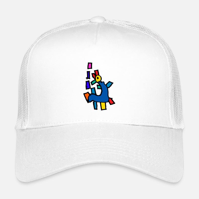 Dino - Kinder Trucker-Cap - Weiß