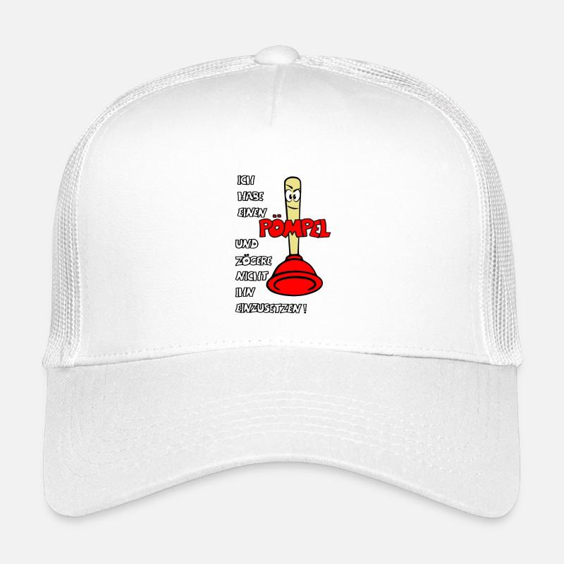 Pömpel - Kinder Trucker-Cap - Weiß