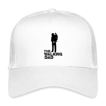 the walking dad - Kids’ Trucker Cap - white - Front