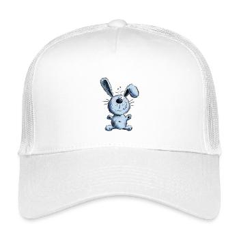 Kleiner Hoppelhase - Kinder Trucker-Cap - Weiß - Vorne
