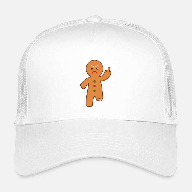 Lebkuchenmann - Kinder Trucker-Cap - Weiß