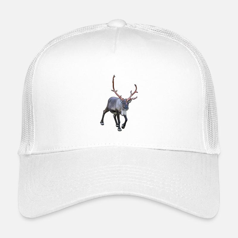 Rentier - Kinder Trucker-Cap - Weiß