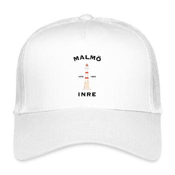 Malmö Inre, vieux phare, mer Baltique Suède - Casquette trucker enfant - blanc - Devant