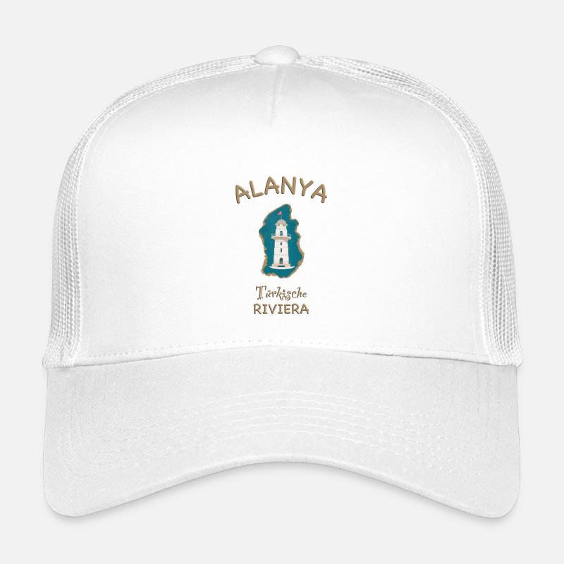 Alanya , Leuchtturm, Türkische Riviera Kinder Trucker-Cap