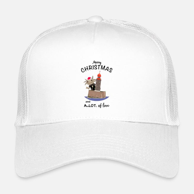 Noël, Axolotl, phare de Bremerhaven Casquette trucker enfant