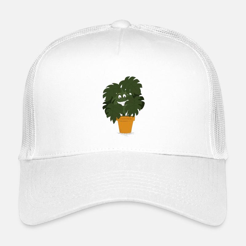Monstera - Kinder Trucker-Cap - Weiß