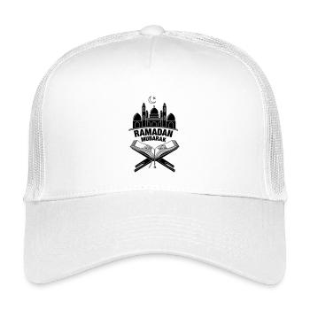 Quran mosque Ramadan Mubarak - Kids’ Trucker Cap - white - Front