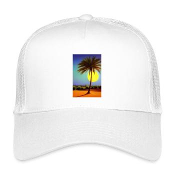 Arabische Wüste - Kinder Trucker-Cap - Weiß - Vorne