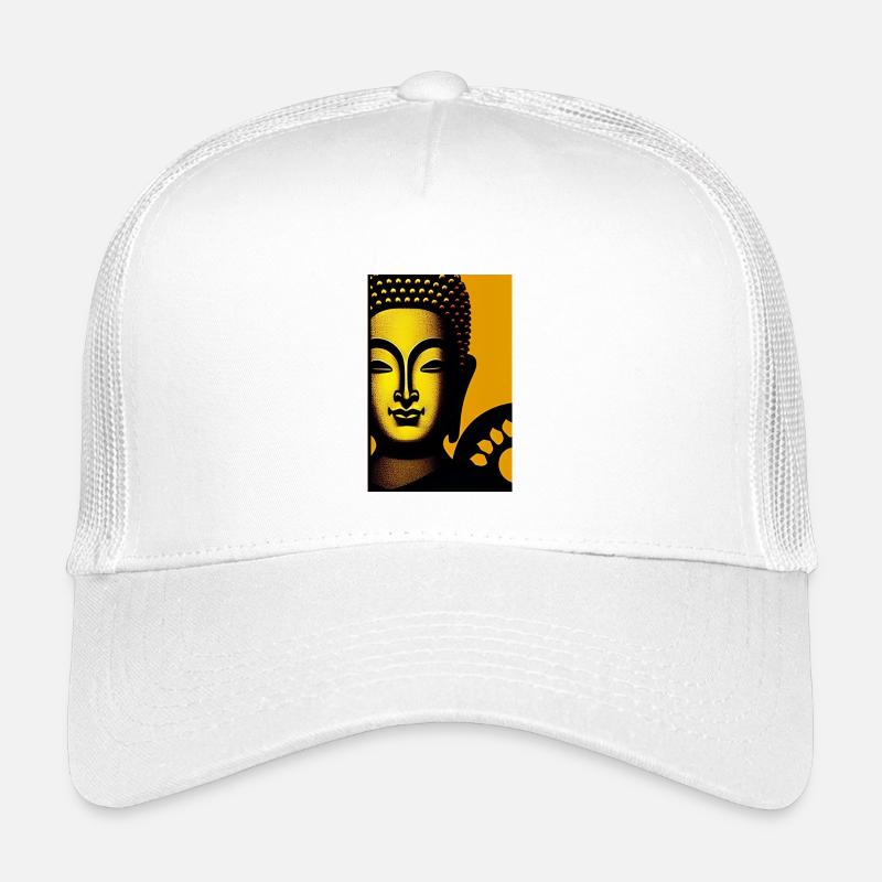 Golden buddha - Kids’ Trucker Cap - white