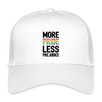 LGBT Pride Month - More Pride. Less Prejudice. - Kids’ Trucker Cap - white - Front