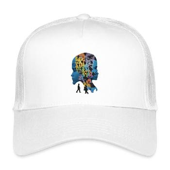 The Human Puzzle - Kids’ Trucker Cap - white - Front