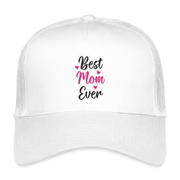 Beste Mutter aller Zeiten - Kinder Trucker-Cap - Weiß - Vorne