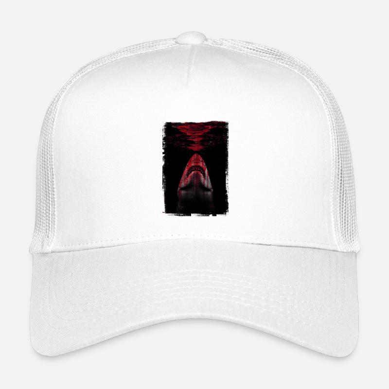 Der Hai - Kinder Trucker-Cap - Weiß