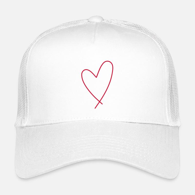 Heart red Kids’ Trucker Cap