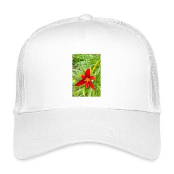 FIRE LILY - Kids’ Trucker Cap - white - Front
